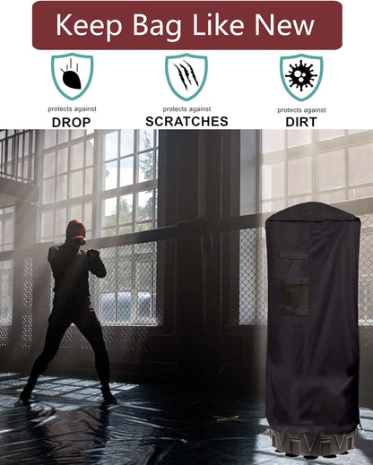 Freestanding Heavy Bag Protective Cover - Waterproof Outdoor Cover for Boxing Equipment