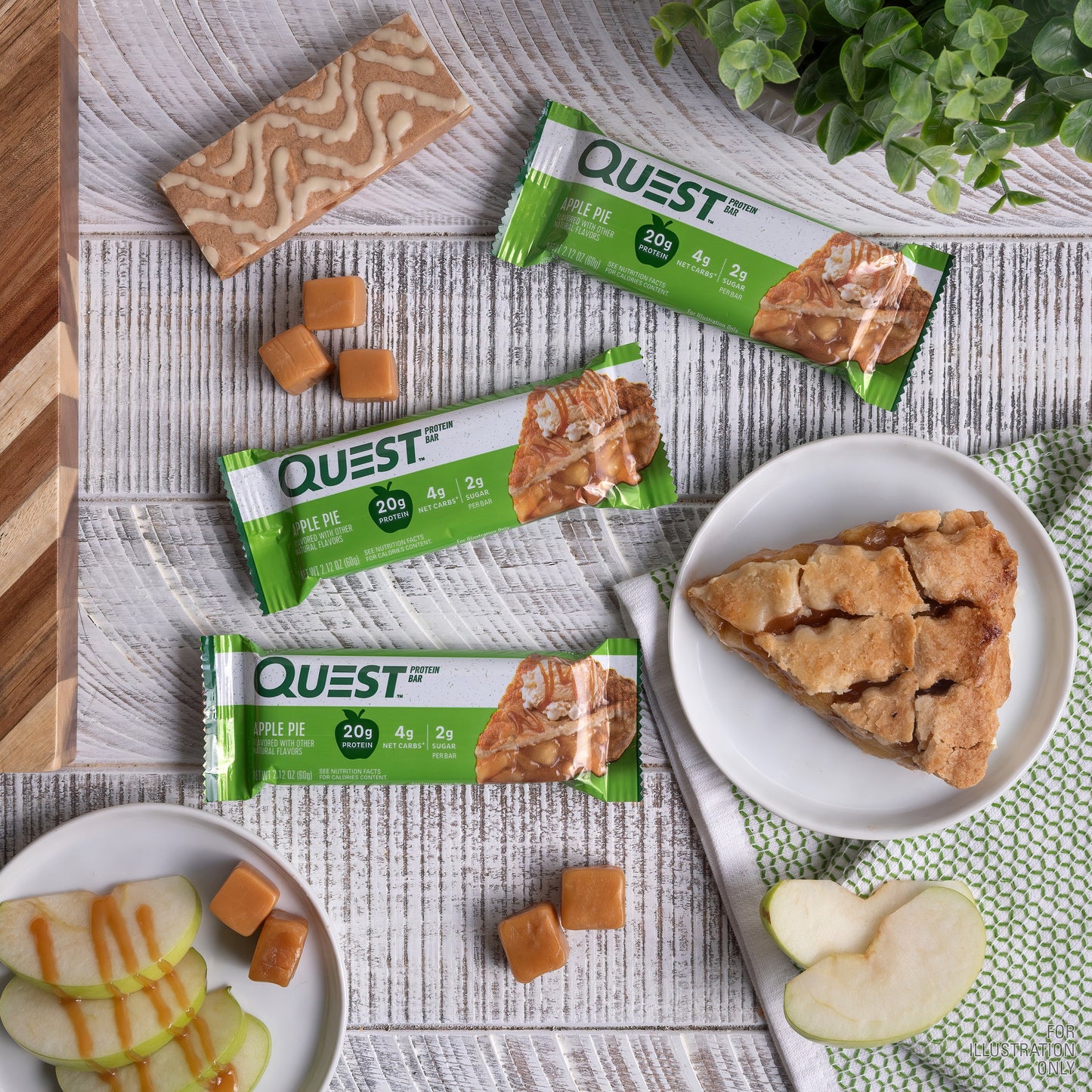 Quest Protien Bars, Low Sugar, High Protien, Apple Pie, 12 Count