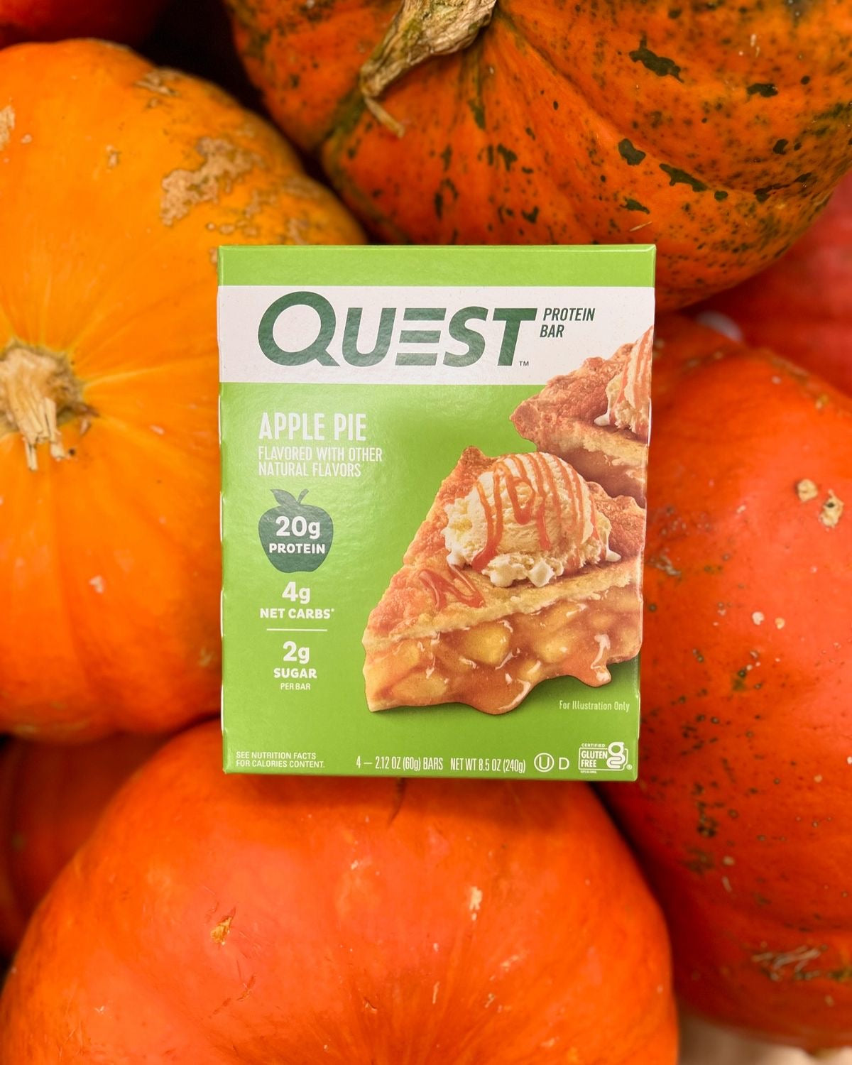 Quest Protien Bars, Low Sugar, High Protien, Apple Pie, 12 Count