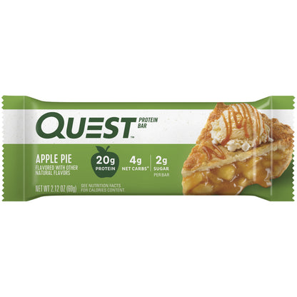 Quest Protien Bars, Low Sugar, High Protien, Apple Pie, 12 Count